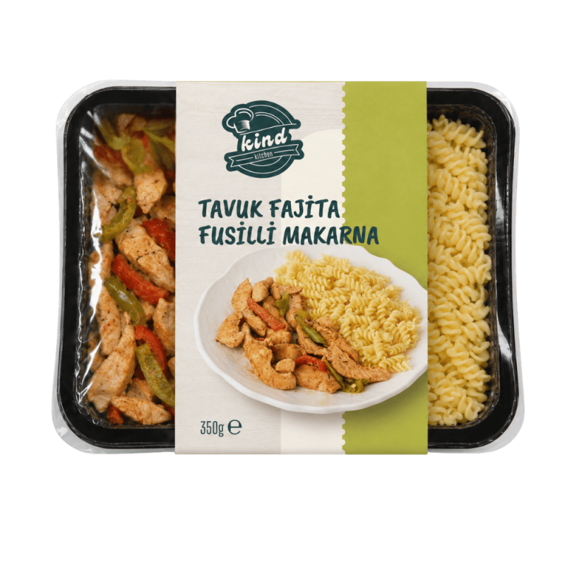 Tavuk Fajita Fusilli Makarna